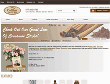 Tablet Screenshot of collinscountrygifts.com